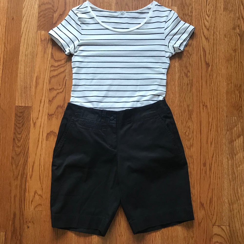Talbots Bermuda Shorts_Black